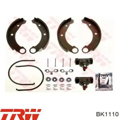 Comprar BK1110 TRW Kit de frenos de tambor, con cilindros, completo
