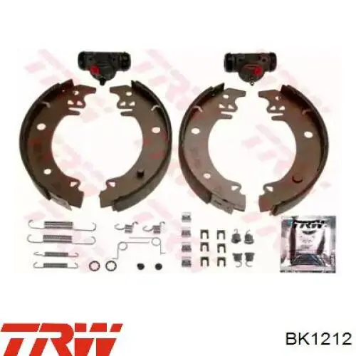 Zapatas de freno de tambor traseras TRW BK1212 precio, desde 49,44 EUR