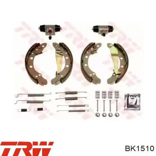 Kit de zapatas de frenos de tambor, con cilindros, completo TRW BK1510 precio, desde 48,89 EUR