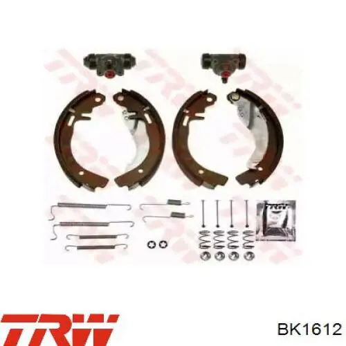 Kit de zapatas de frenos de tambor, con cilindros, completo TRW BK1612 precio, desde 66,96 EUR