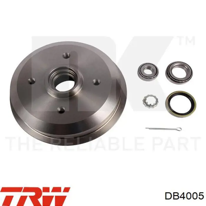 Comprar DB4005 TRW Tambor de freno trasero