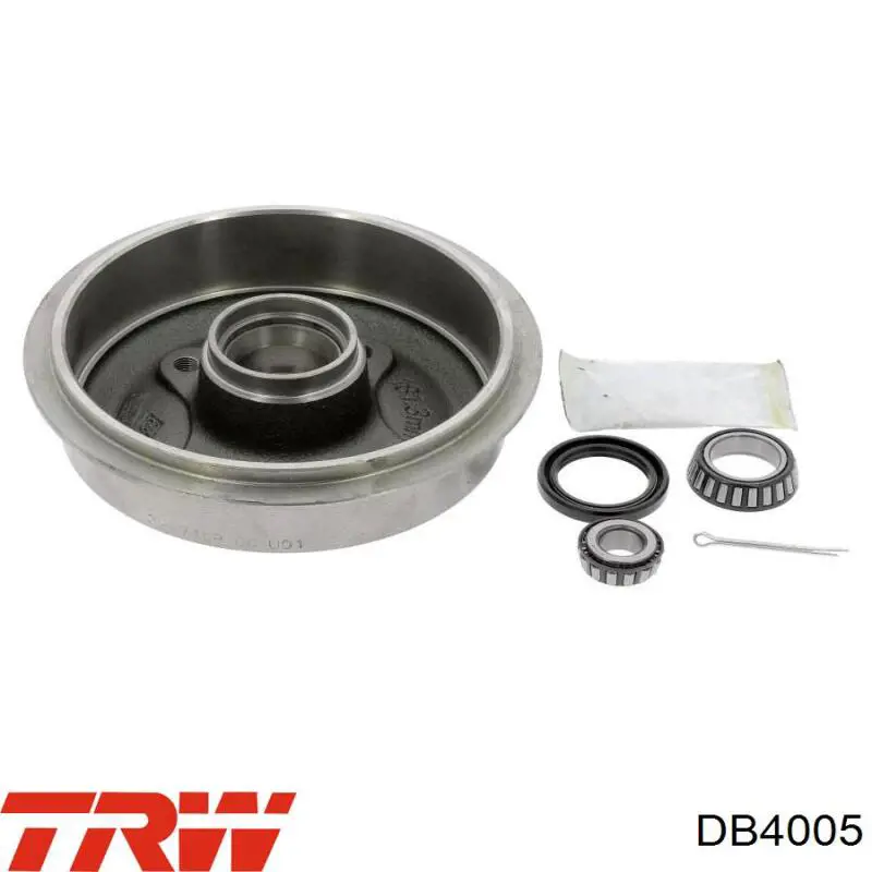 Tambor de freno trasero DB4005 TRW