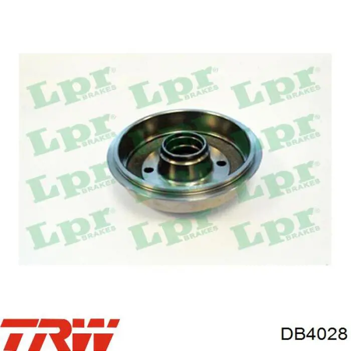 Tambor de freno trasero DB4028 TRW