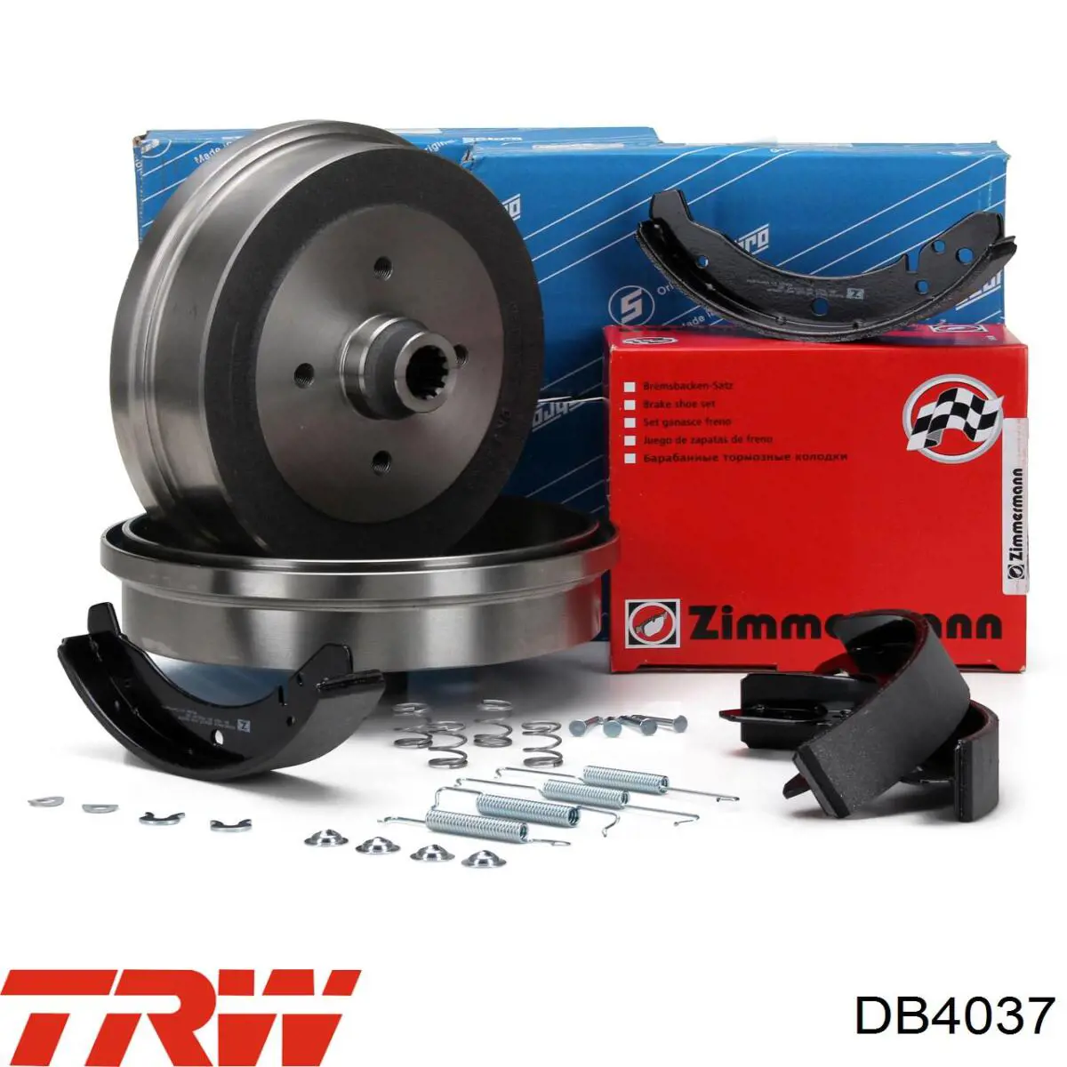 Tambor de freno trasero TRW DB4037
