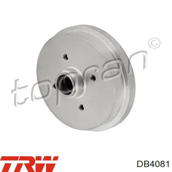 Tambor de freno trasero TRW DB4081