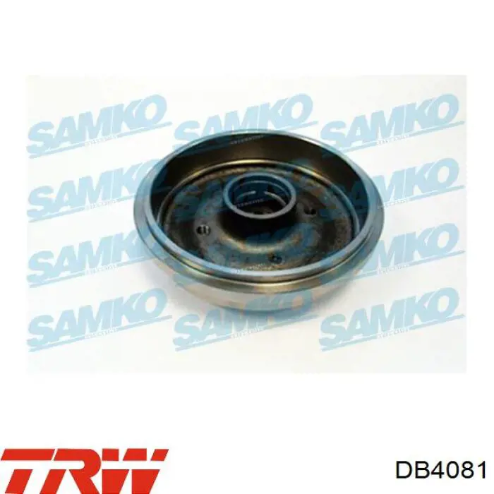 Tambor de freno trasero DB4081 TRW