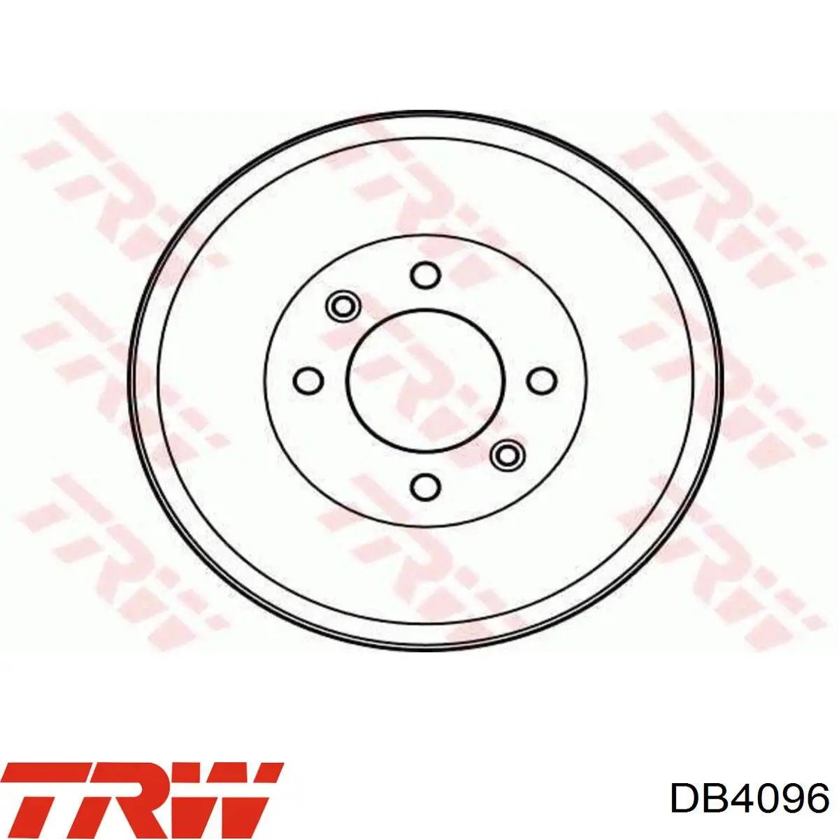 Tambor de freno trasero Peugeot 305 2 (581E)