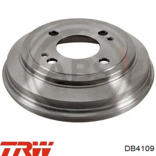 Tambor de freno trasero TRW DB4109
