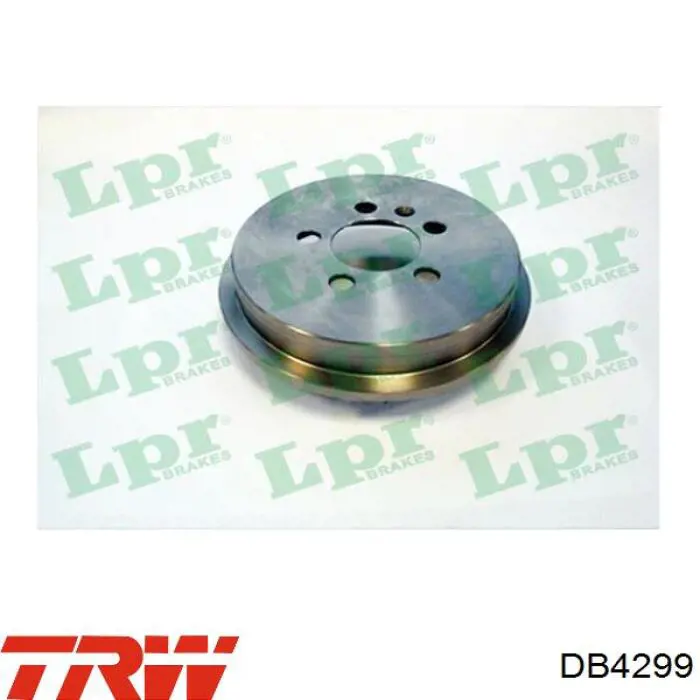 Tambor de freno trasero TRW DB4299