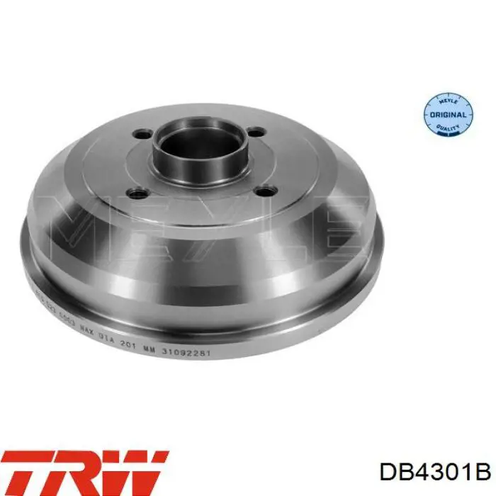 Tambor de freno trasero Brembo 14A70210