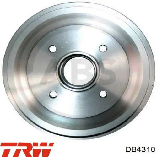 Tambor de freno trasero DB4310 TRW