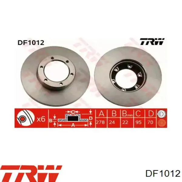DF1012 TRW Discos