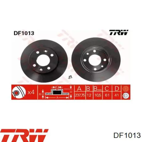 DF1013 TRW Discos
