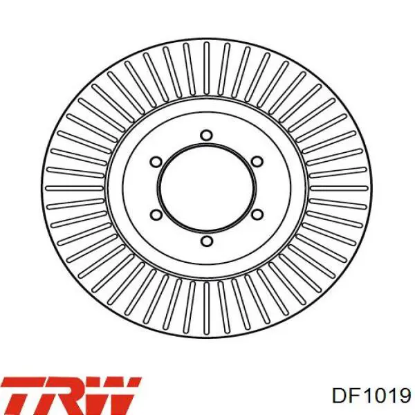 Comprar DF1019 TRW Freno de disco delantero