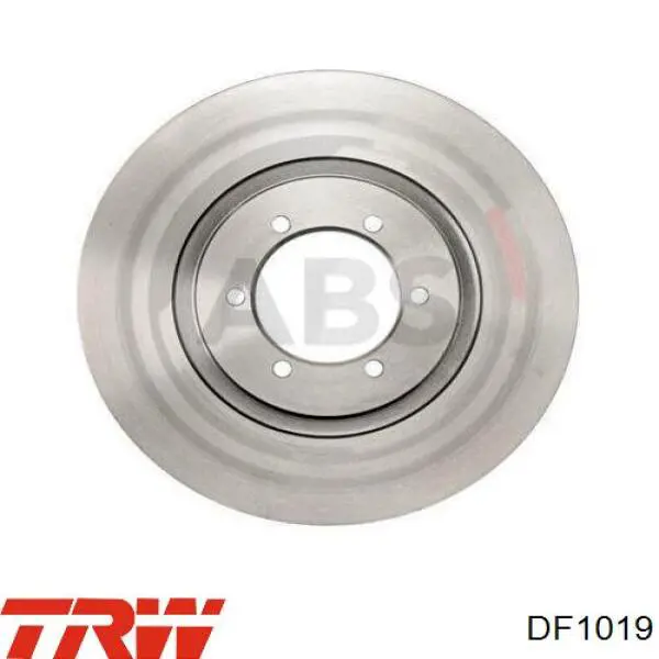 Disco de freno DF1019 TRW