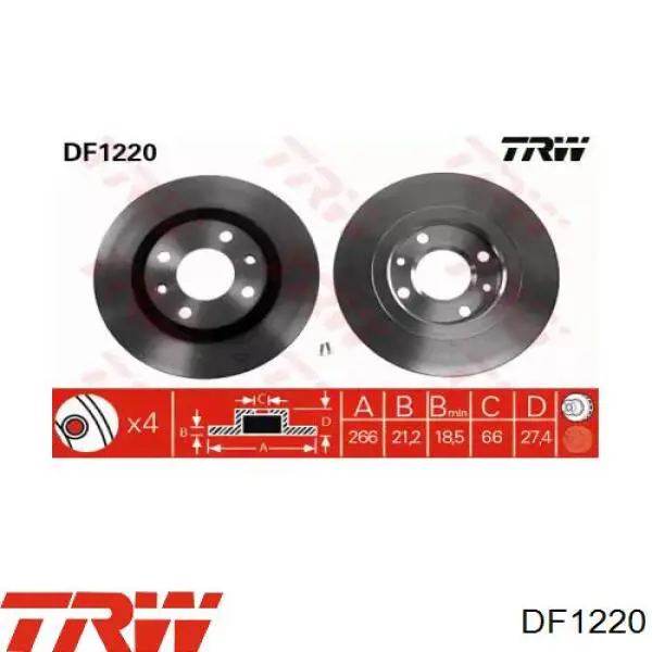 Comprar 169002 Peugeot/Citroen Freno de disco delantero