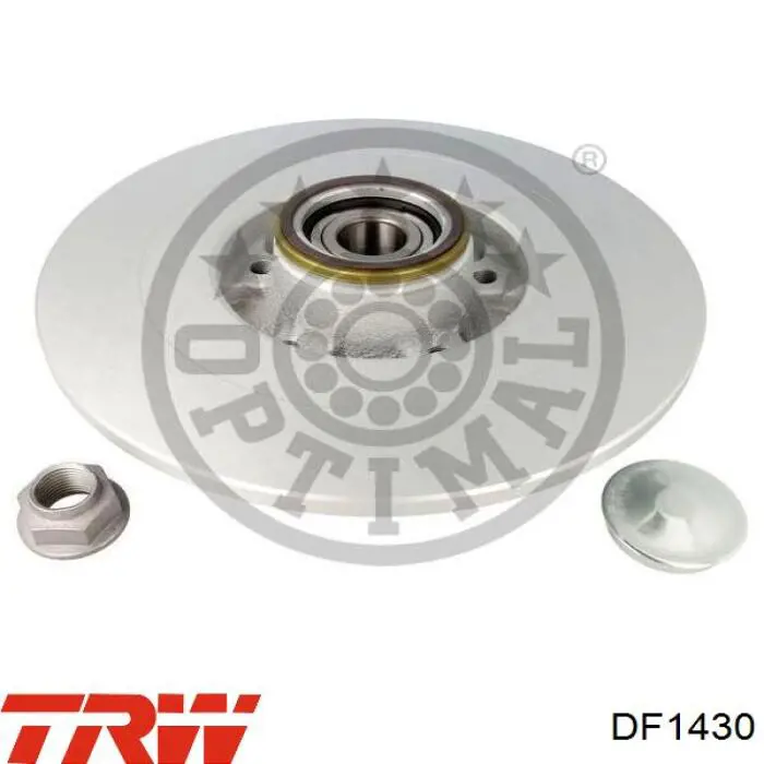Disco de freno delantero TRW DF1430