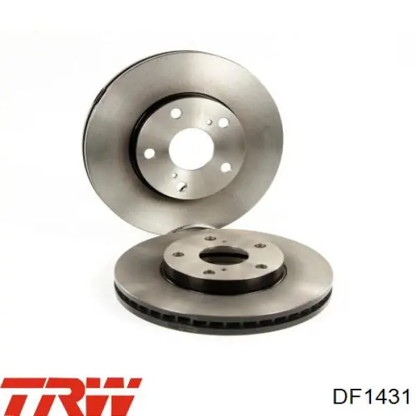 Disco de freno DF1431 TRW
