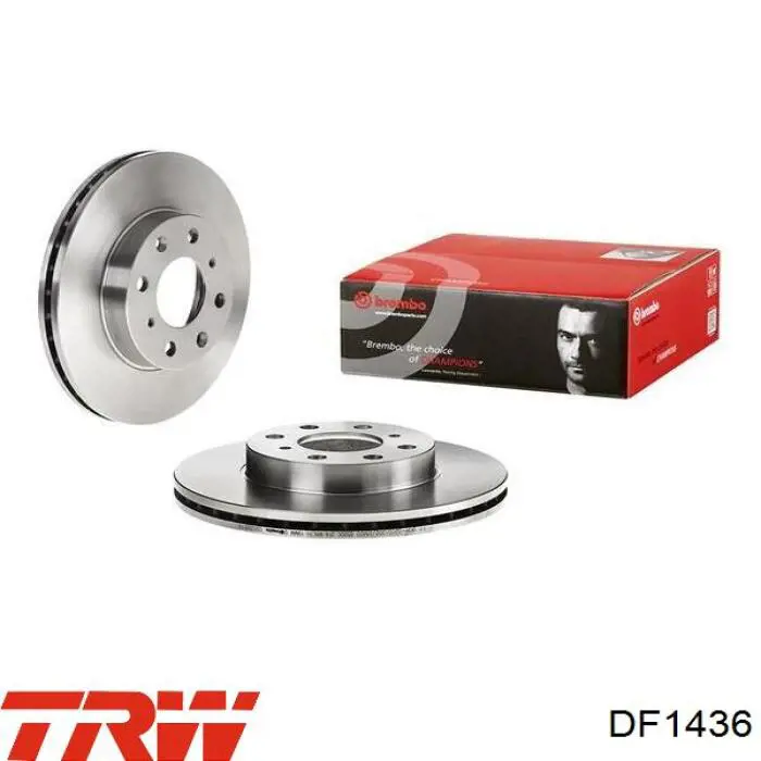 Disco de freno delantero TRW DF1436