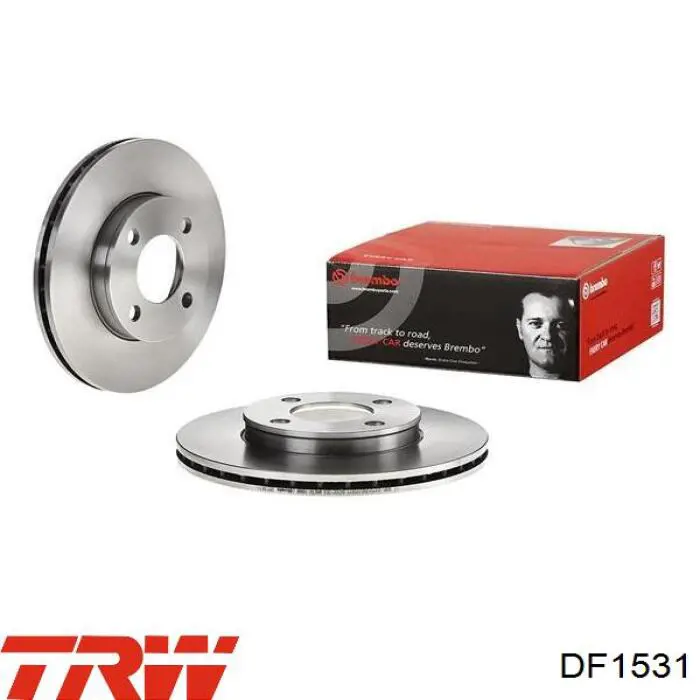Frenos delanteros TRW DF1531 precio, desde 31,15 EUR