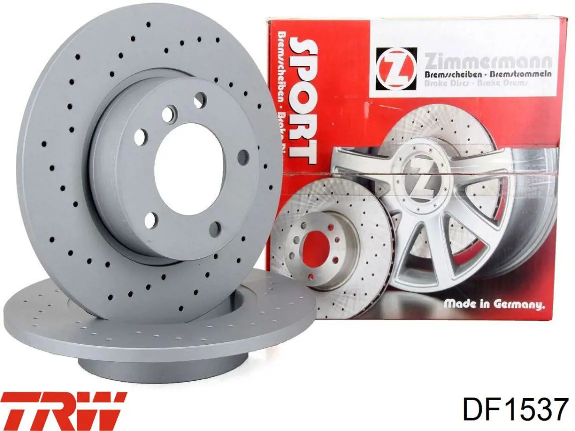 Disco de freno DF1537 TRW