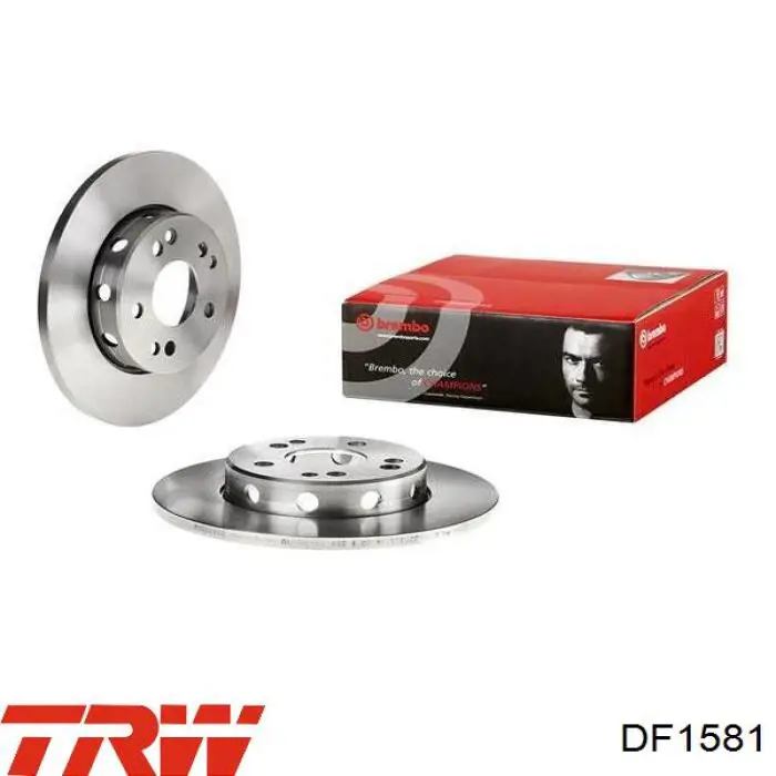 Frenos delanteros TRW DF1581 precio, desde 31,17 EUR