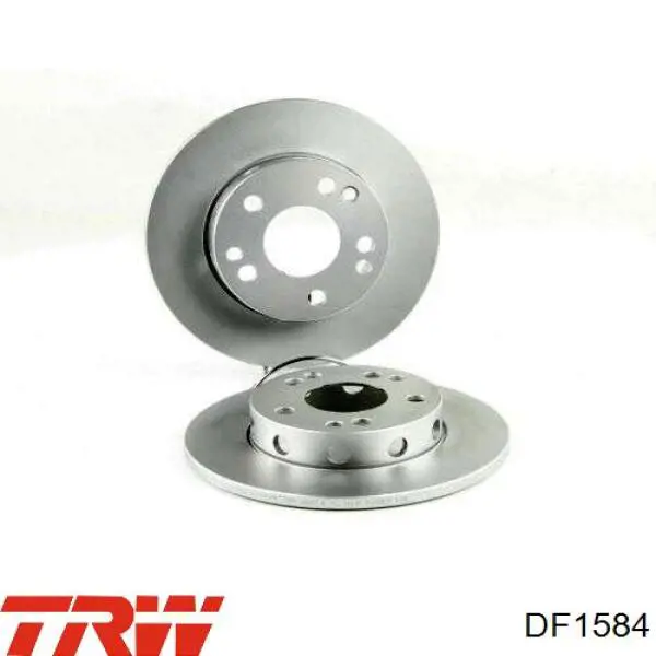 Disco de freno delantero TRW DF1584