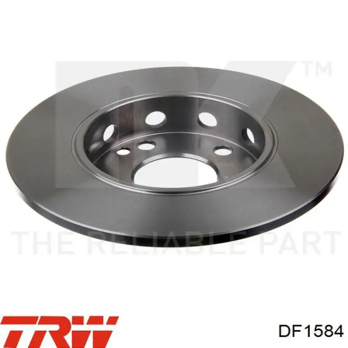 Disco de freno DF1584 TRW