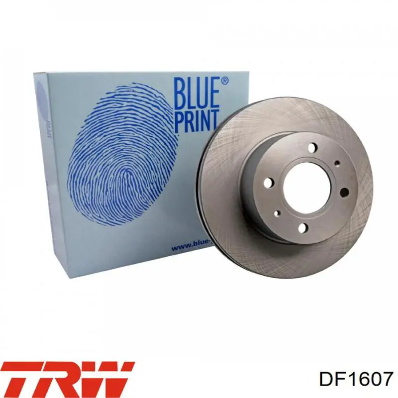 Disco de freno delantero TRW DF1607