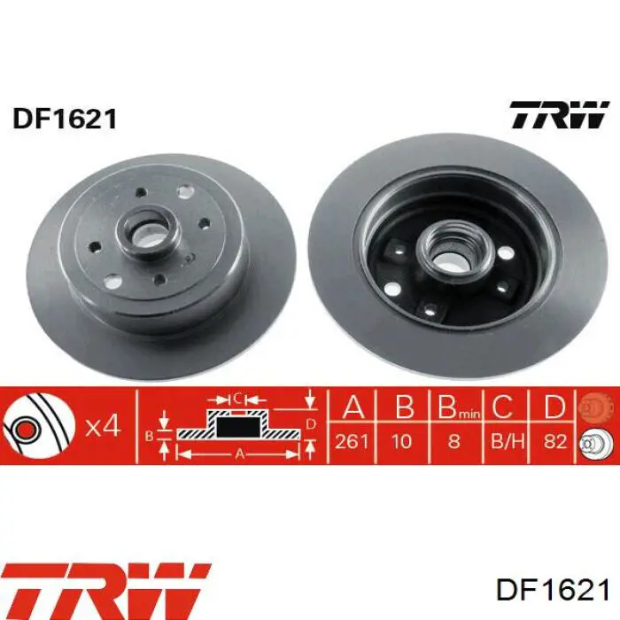 Comprar V4040010 VEMO/Vaico Disco de freno trasero