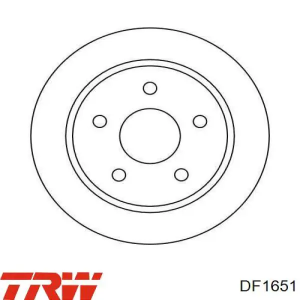 85GB2A315BC Ford disco de freno trasero