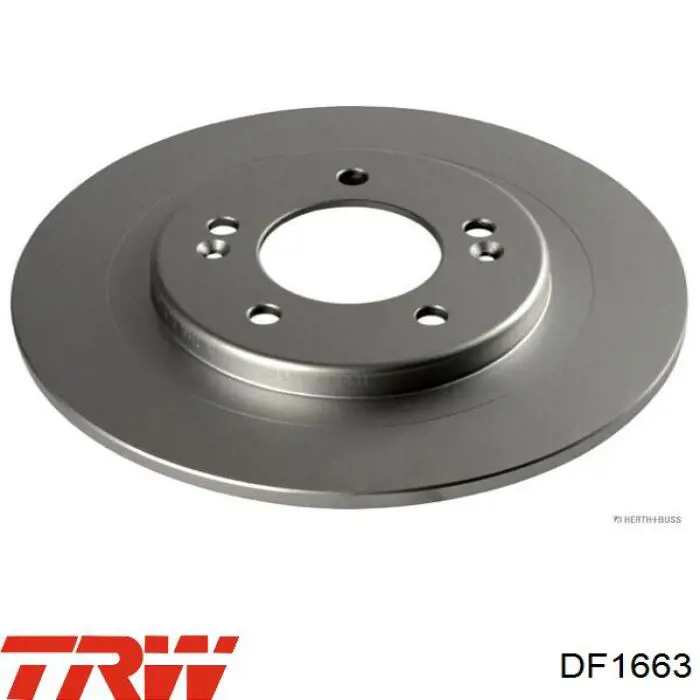 Disco de freno DF1663 TRW
