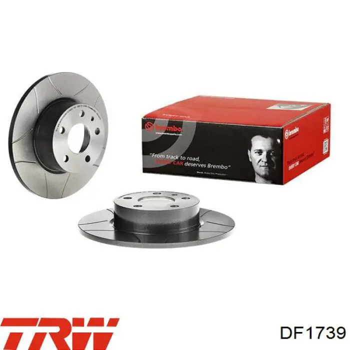 Disco de freno trasero Alfa Romeo 147 937