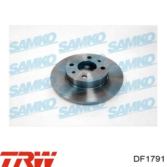 Disco de freno DF1791 TRW