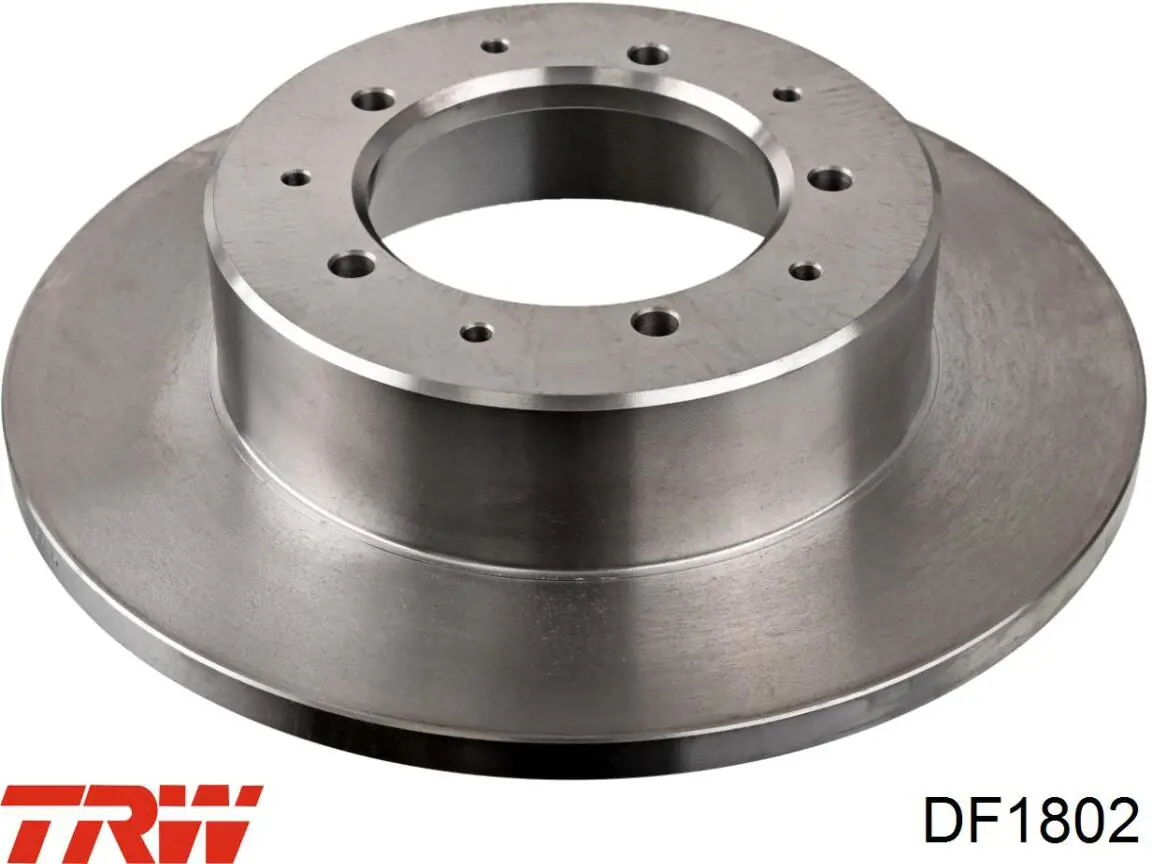 Disco de freno trasero DF1802 TRW