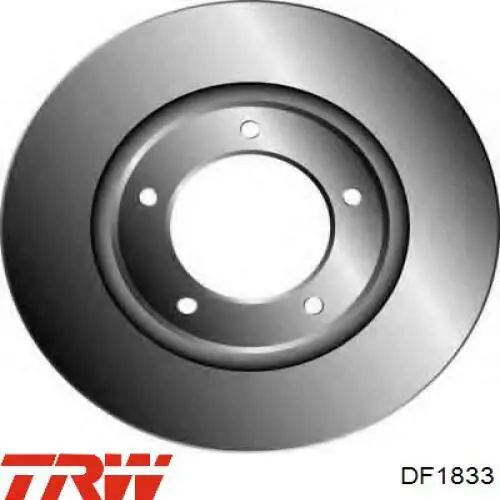 Disco de freno DF1833 TRW