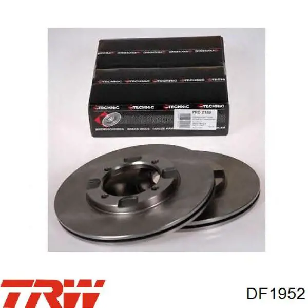 Disco de freno DF1952 TRW