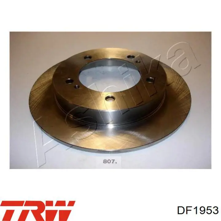 Disco de freno DF1953 TRW
