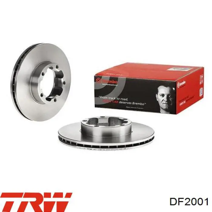 Disco de freno DF2001 TRW