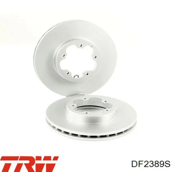Disco de freno delantero TRW DF2389S
