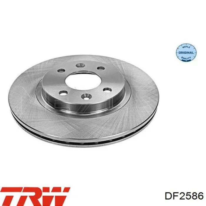 Disco de freno DF2586 TRW