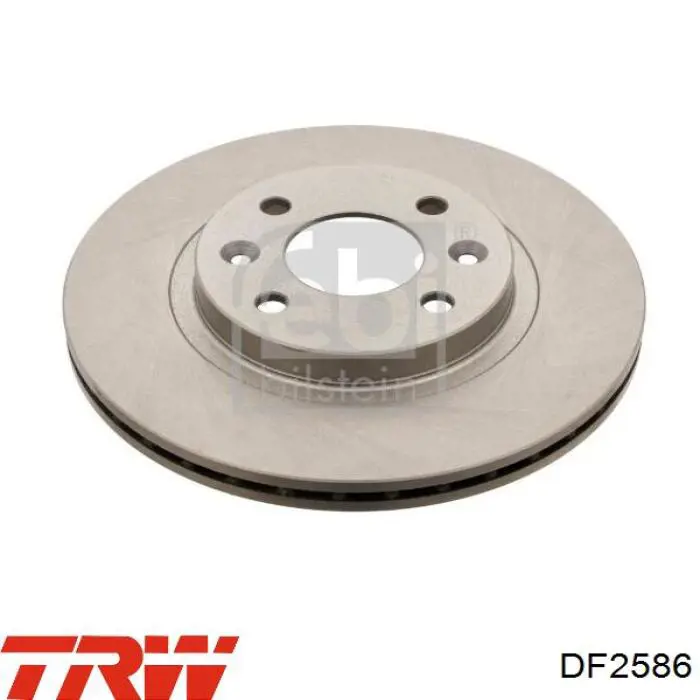 Disco de freno delantero TRW DF2586
