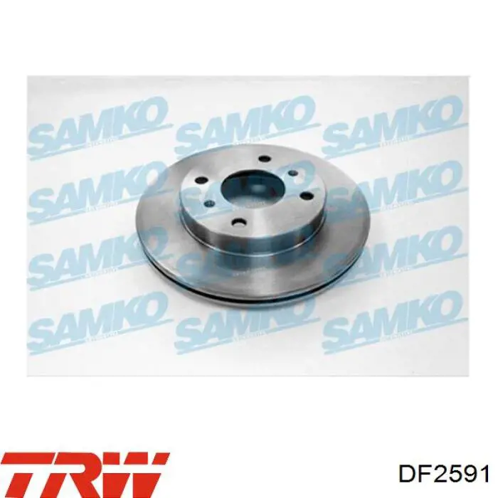 Comprar DF2591 TRW Freno de disco delantero