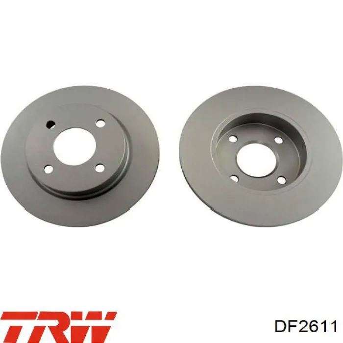 Disco de freno delantero TRW DF2611