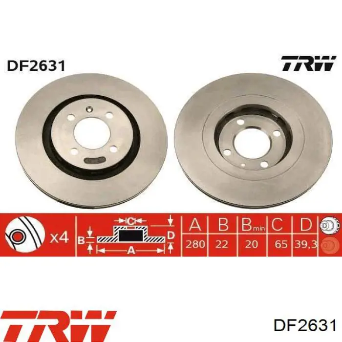 ADV184390 Blue Print Discos
