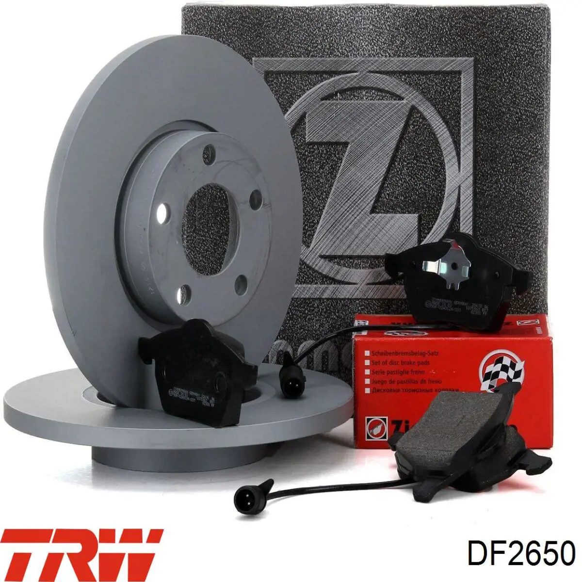 Disco de freno DF2650 TRW