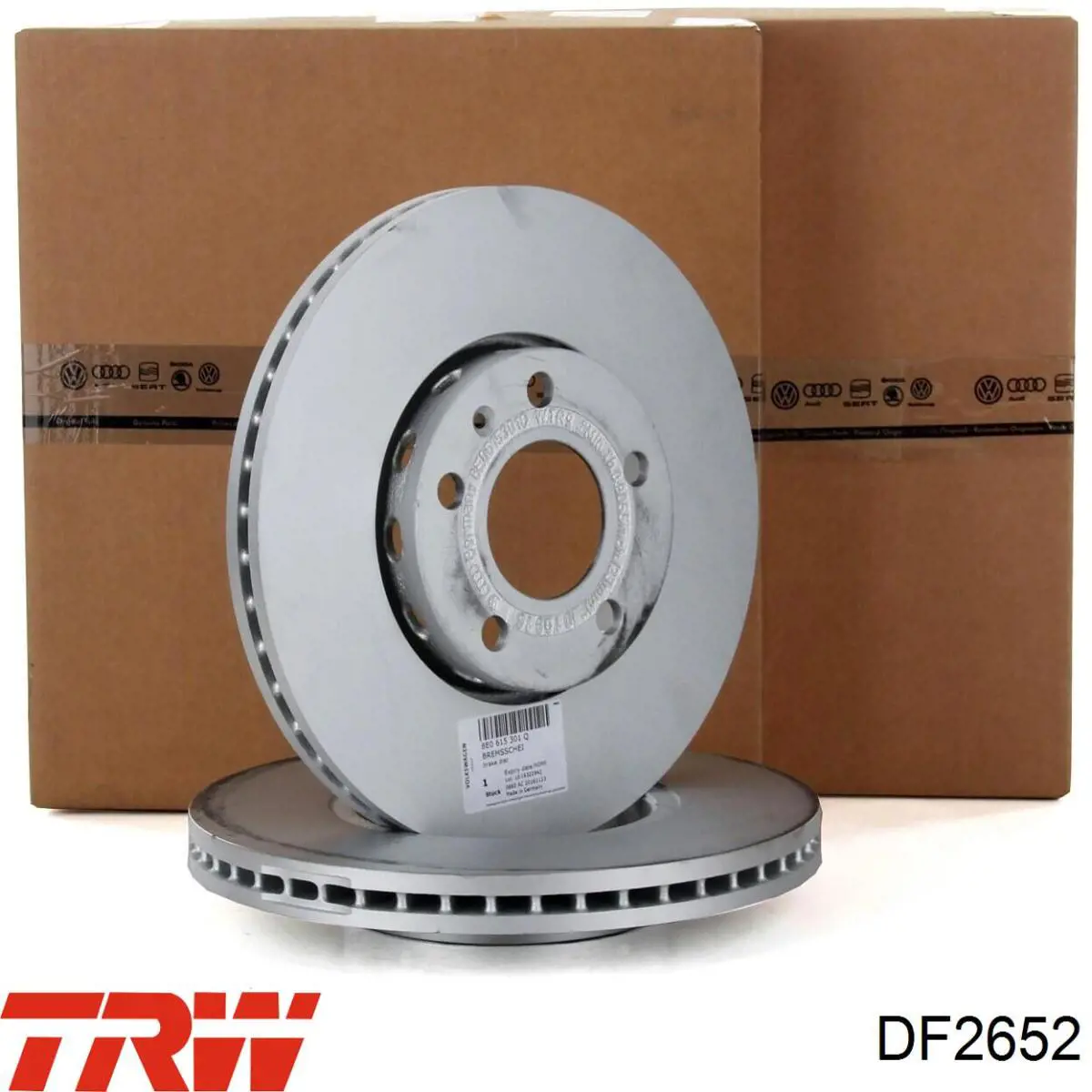 Disco de freno DF2652 TRW