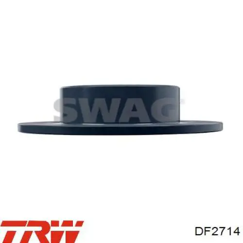 Comprar DF2714 TRW Disco de freno trasero
