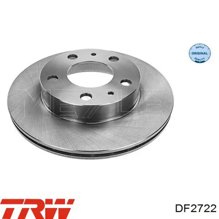 Disco de freno DF2722 TRW