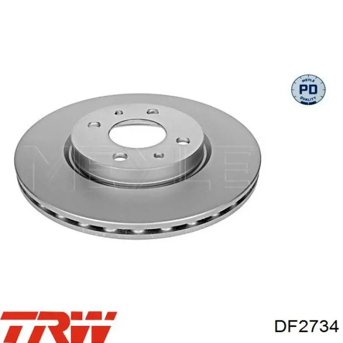 Comprar DF2734 TRW Freno de disco delantero
